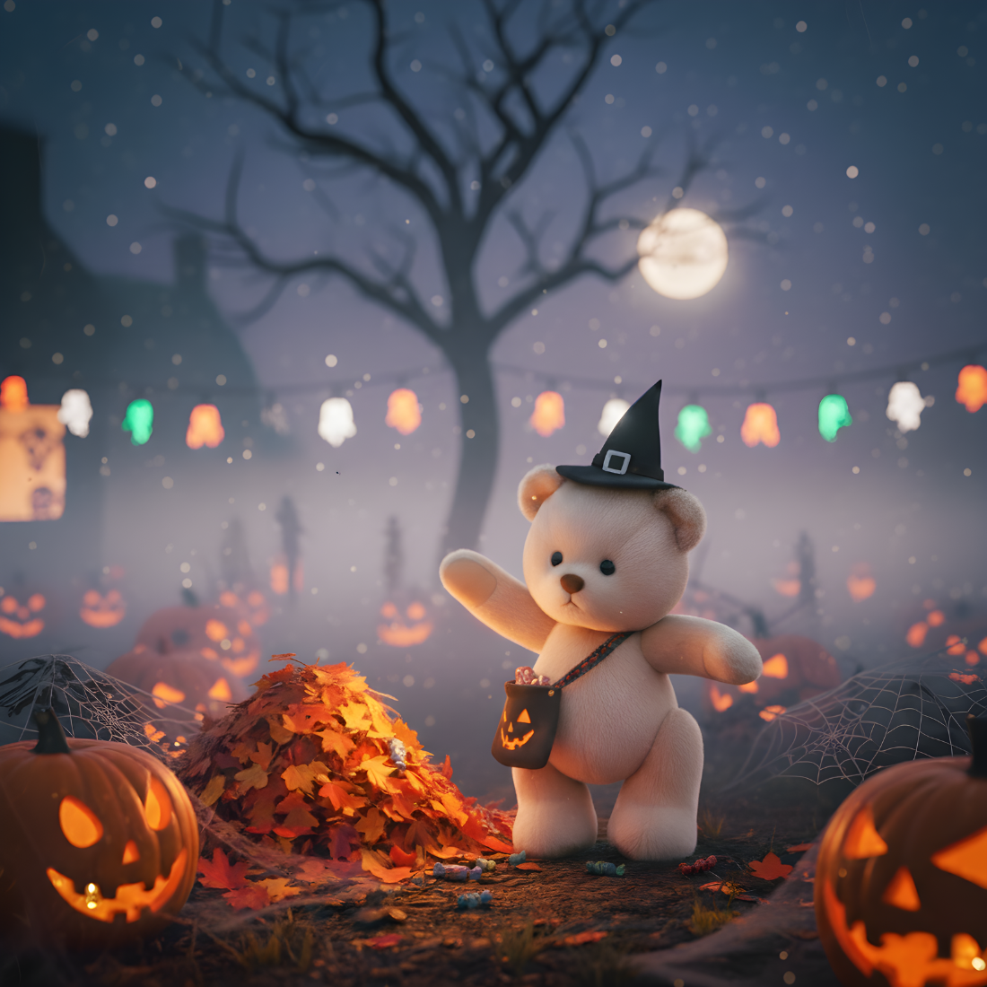 Halloween mit Leo – Magie, Mondlicht und kuschelige Verkleidungen