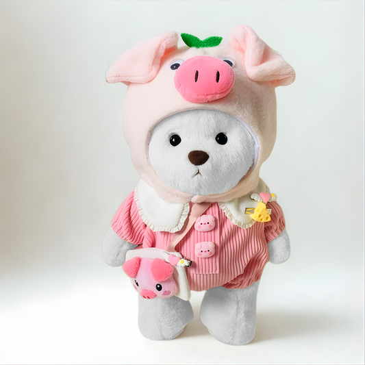 Leos Rosaschweinchen Outfit - SmoothPaw